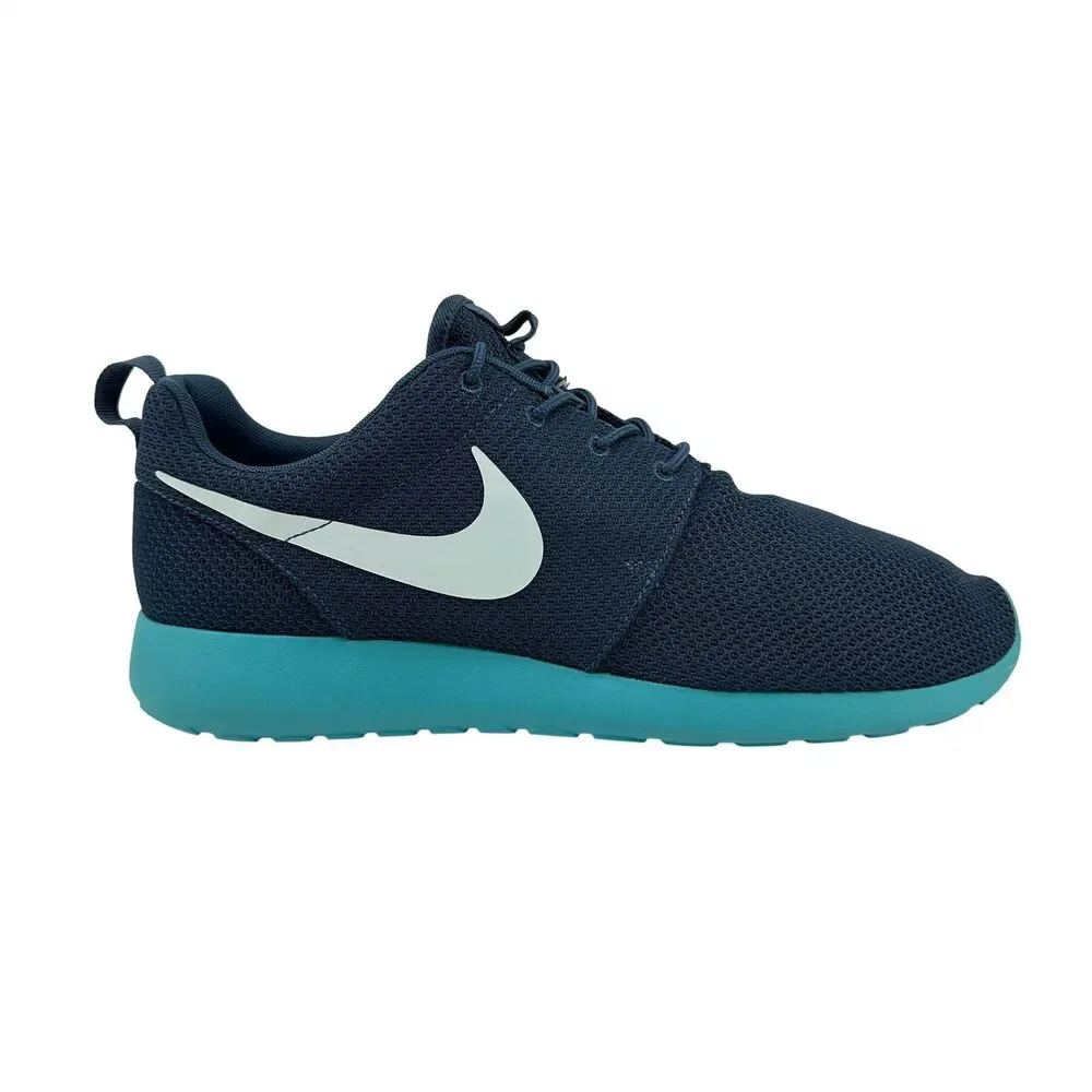 Nike Roshe Run Squadron Blue Mens Athletic Sneaker - Picture 2 of 4
